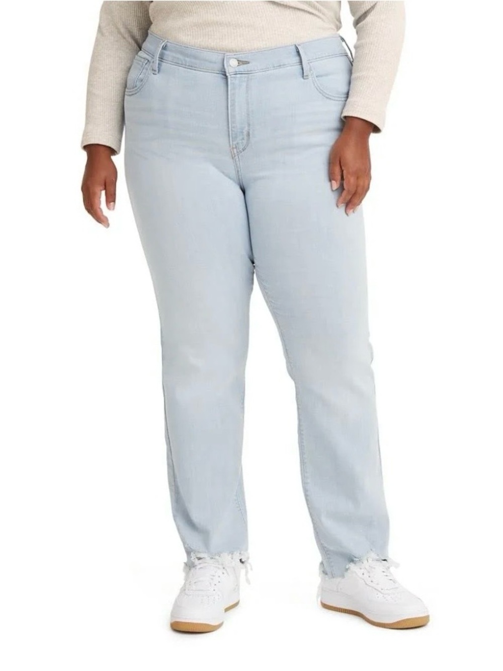 NEW Levi's 724 PLUS Size Light Blue Straight Leg Jeans